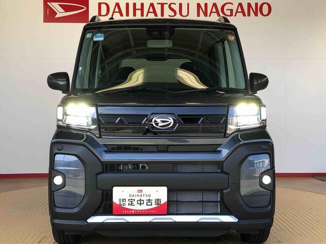 タントファンクロスターボ2WD ターボ シートヒーター 両側電動スライドドア アイドリングストップ プッシュスタート スマートキー 衝突被害軽減システム 横滑り防止機能 オートライト オートエアコン ABS(長野県)の中古車