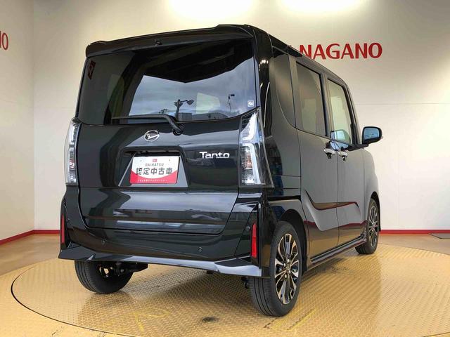 タントカスタムＲＳリミテッド２ＷＤ　ターボ　シートヒーター　両側電動スライドドア　アイドリングストップ　プッシュスタート　スマートキー　衝突被害軽減システム　横滑り防止機能　オートライト　オートエアコン　ＡＢＳ（長野県）の中古車