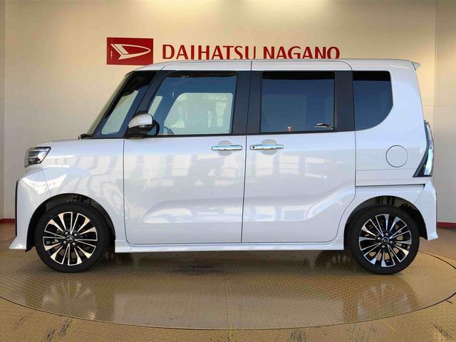 タントカスタムRS2WD ターボ シートヒーター 両側電動スライドドア アイドリングストップ プッシュスタート スマートキー 衝突被害軽減システム 横滑り防止機能 オートライト オートエアコン ABS(長野県)の中古車