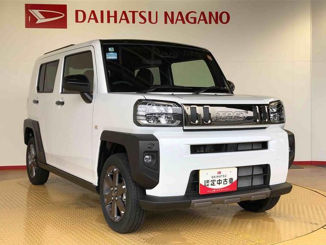 タフトＧ　ダーククロムベンチャー４ＷＤ　スカイルーフ　　プッシュスタート　スマートキー　オートライト　オートエアコン　電動パーキングブレーキ　衝突被害軽減システム　横滑り防止機能　アイドリングストップ　ＡＢＳ（長野県）の中古車