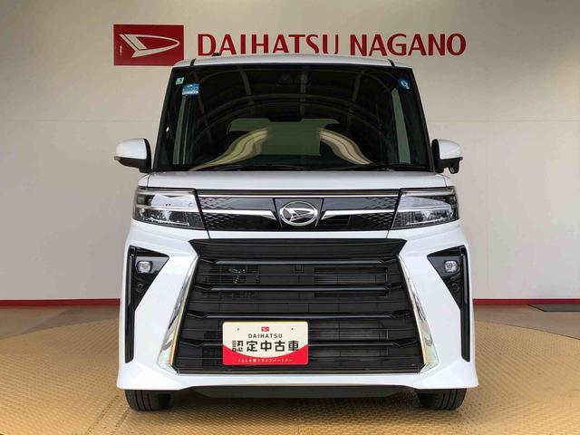 タントカスタムＲＳ４ＷＤ　ターボ　シートヒーター　両側電動スライドドア　アイドリングストップ　プッシュスタート　スマートキー　衝突被害軽減システム　横滑り防止機能　オートライト　オートエアコン　ＡＢＳ（長野県）の中古車