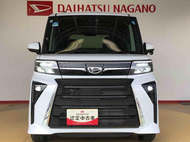 タントカスタムＲＳ４ＷＤ　ターボ　シートヒーター　両側電動スライドドア　アイドリングストップ　プッシュスタート　スマートキー　衝突被害軽減システム　横滑り防止機能　オートライト　オートエアコン　ＡＢＳ（長野県）の中古車