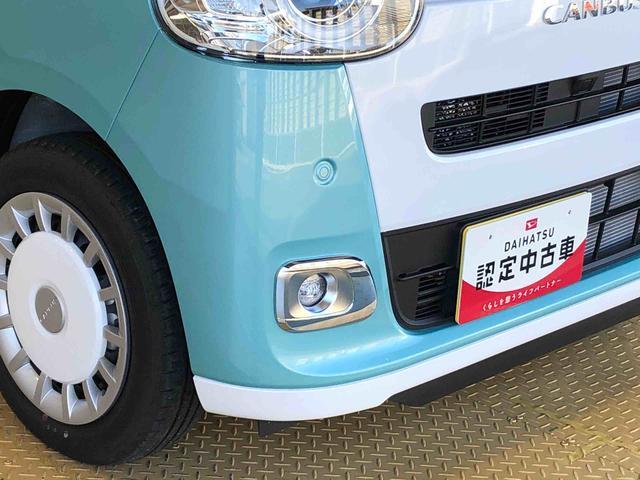 ムーヴキャンバスストライプスＧ２ＷＤ　両側電動スライドドア　オートライト　衝突被害軽減システム　横滑り防止機能　プッシュスタート　スマートキー　オートエアコン　電動格納ドアミラー　アイドリングストップ　ＡＢＳ（長野県）の中古車