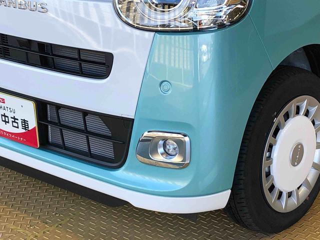 ムーヴキャンバスストライプスＧ２ＷＤ　両側電動スライドドア　オートライト　衝突被害軽減システム　横滑り防止機能　プッシュスタート　スマートキー　オートエアコン　電動格納ドアミラー　アイドリングストップ　ＡＢＳ（長野県）の中古車