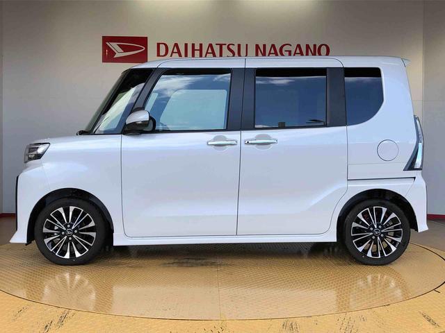 タントカスタムRS2WD ターボ シートヒーター 両側電動スライドドア アイドリングストップ プッシュスタート スマートキー 衝突被害軽減システム 横滑り防止機能 オートライト オートエアコン ABS(長野県)の中古車