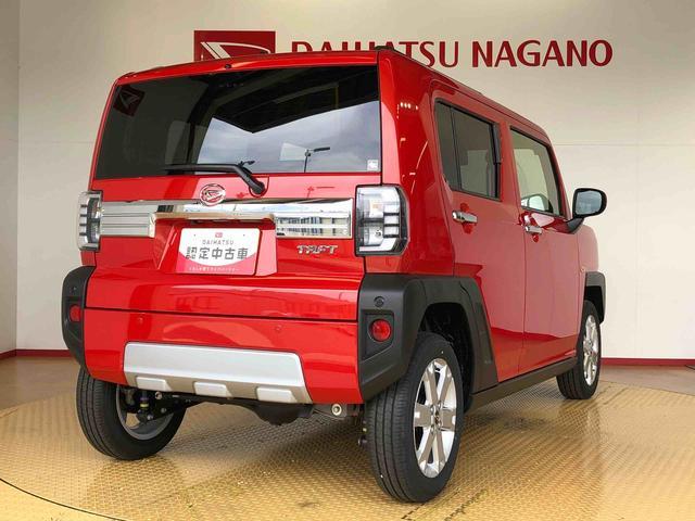 タフトＧターボ　クロムベンチャー４ＷＤ　ターボ　スカイルーフ　　プッシュスタート　スマートキー　オートライト　オートエアコン　電動パーキングブレーキ　衝突被害軽減システム　横滑り防止機能　アイドリングストップ　シートヒーター　ＡＢＳ（長野県）の中古車