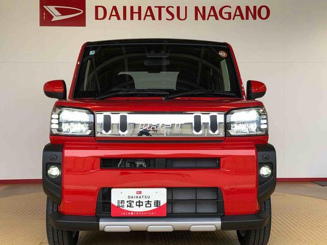 タフトＧターボ　クロムベンチャー４ＷＤ　ターボ　スカイルーフ　　プッシュスタート　スマートキー　オートライト　オートエアコン　電動パーキングブレーキ　衝突被害軽減システム　横滑り防止機能　アイドリングストップ　シートヒーター　ＡＢＳ（長野県）の中古車