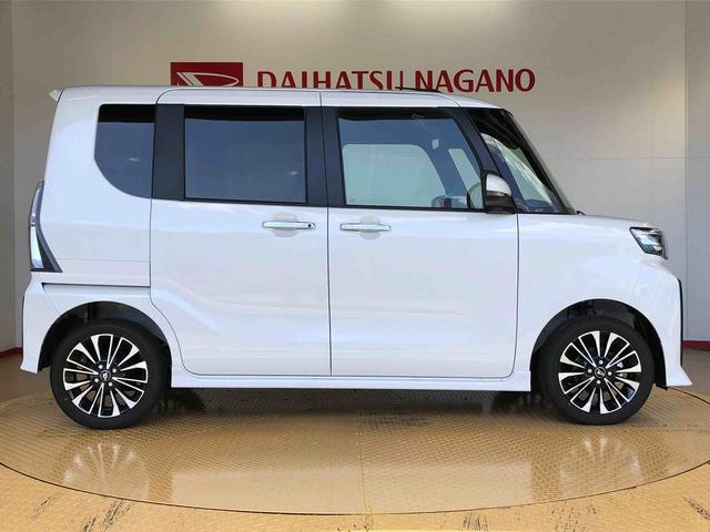 タントカスタムＲＳ４ＷＤ　ターボ　シートヒーター　両側電動スライドドア　アイドリングストップ　プッシュスタート　スマートキー　衝突被害軽減システム　横滑り防止機能　オートライト　オートエアコン　ＡＢＳ（長野県）の中古車