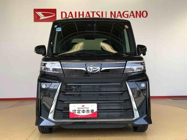 タントカスタムＲＳ４ＷＤ　ターボ　シートヒーター　両側電動スライドドア　アイドリングストップ　プッシュスタート　スマートキー　衝突被害軽減システム　横滑り防止機能　オートライト　オートエアコン　ＡＢＳ（長野県）の中古車