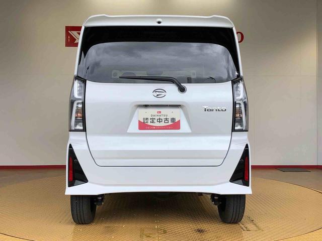 タントカスタムＲＳ４ＷＤ　ターボ　シートヒーター　両側電動スライドドア　アイドリングストップ　プッシュスタート　スマートキー　衝突被害軽減システム　横滑り防止機能　オートライト　オートエアコン　ＡＢＳ（長野県）の中古車