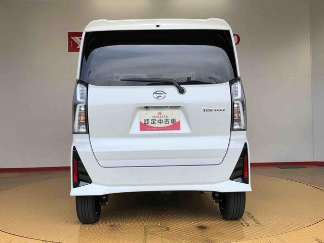 タントカスタムＲＳ４ＷＤ　ターボ　シートヒーター　両側電動スライドドア　アイドリングストップ　プッシュスタート　スマートキー　衝突被害軽減システム　横滑り防止機能　オートライト　オートエアコン　ＡＢＳ（長野県）の中古車