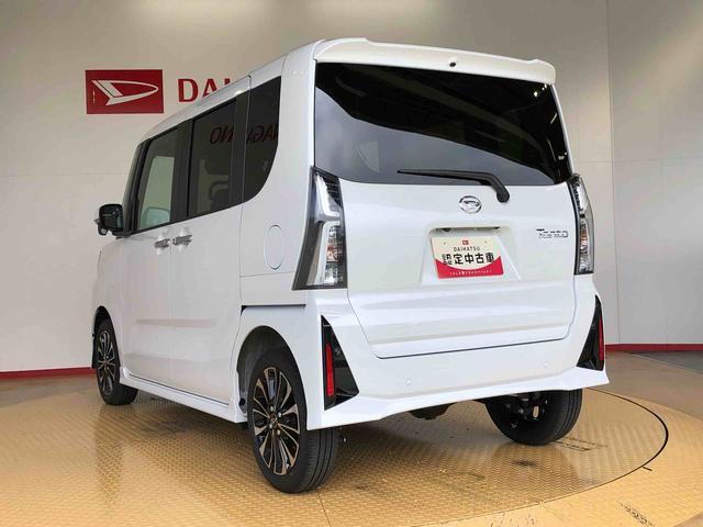 タントカスタムＲＳ４ＷＤ　ターボ　シートヒーター　両側電動スライドドア　アイドリングストップ　プッシュスタート　スマートキー　衝突被害軽減システム　横滑り防止機能　オートライト　オートエアコン　ＡＢＳ（長野県）の中古車