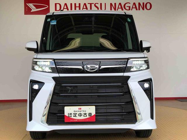 タントカスタムＲＳ４ＷＤ　ターボ　シートヒーター　両側電動スライドドア　アイドリングストップ　プッシュスタート　スマートキー　衝突被害軽減システム　横滑り防止機能　オートライト　オートエアコン　ＡＢＳ（長野県）の中古車