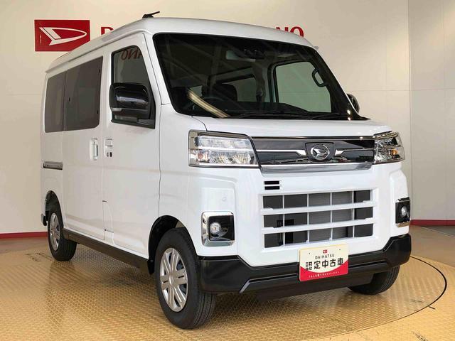 アトレーＲＳ４ＷＤ　ターボ　両側電動スライドドア　アイドリングストップ　プッシュスタート　スマートキー　衝突被害軽減システム　横滑り防止機能　オートエアコン　オートライト　電動格納ドアミラー　ＡＢＳ（長野県）の中古車