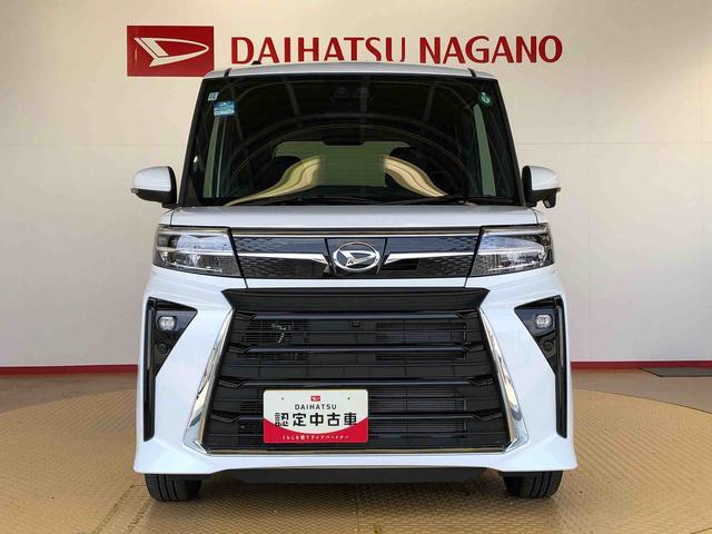 タントカスタムＲＳ４ＷＤ　ターボ　シートヒーター　両側電動スライドドア　アイドリングストップ　プッシュスタート　スマートキー　衝突被害軽減システム　横滑り防止機能　オートライト　オートエアコン　ＡＢＳ（長野県）の中古車