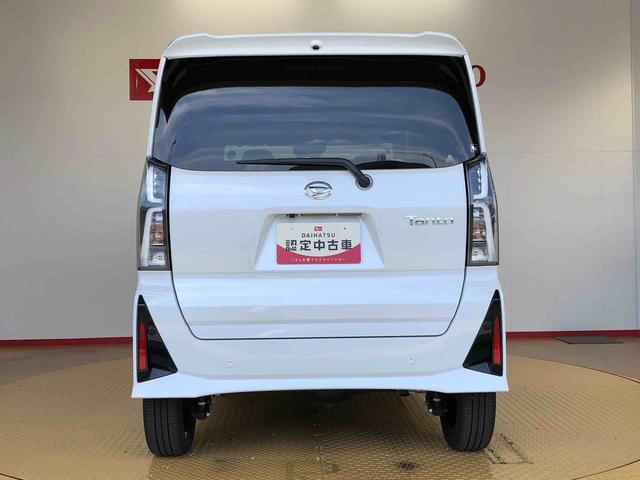 タントカスタムＲＳ４ＷＤ　ターボ　シートヒーター　両側電動スライドドア　アイドリングストップ　プッシュスタート　スマートキー　衝突被害軽減システム　横滑り防止機能　オートライト　オートエアコン　ＡＢＳ（長野県）の中古車