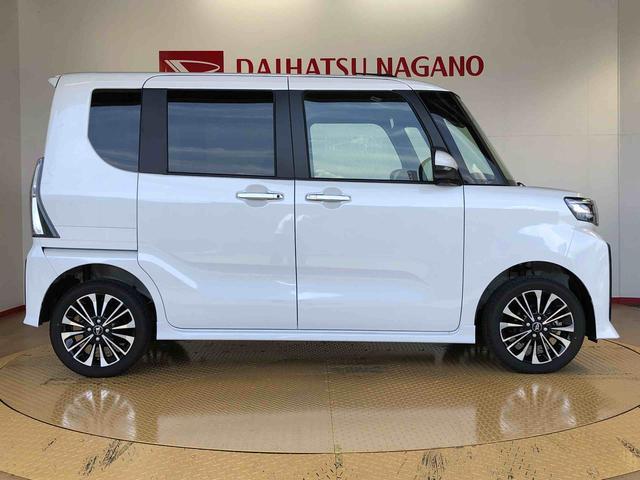 タントカスタムＲＳ４ＷＤ　ターボ　シートヒーター　両側電動スライドドア　アイドリングストップ　プッシュスタート　スマートキー　衝突被害軽減システム　横滑り防止機能　オートライト　オートエアコン　ＡＢＳ（長野県）の中古車