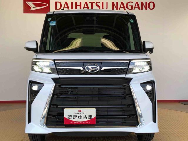 タントカスタムＲＳ４ＷＤ　ターボ　シートヒーター　両側電動スライドドア　アイドリングストップ　プッシュスタート　スマートキー　衝突被害軽減システム　横滑り防止機能　オートライト　オートエアコン　ＡＢＳ（長野県）の中古車