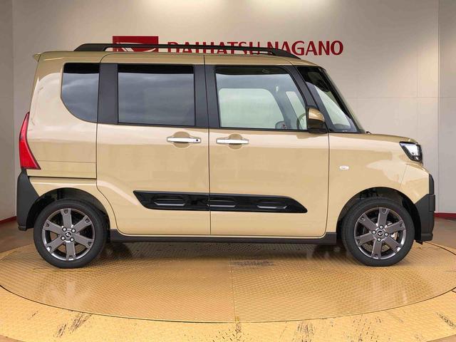 タントファンクロスターボ4WD ターボ シートヒーター 両側電動スライドドア アイドリングストップ プッシュスタート スマートキー 衝突被害軽減システム 横滑り防止機能 オートライト オートエアコン ABS(長野県)の中古車