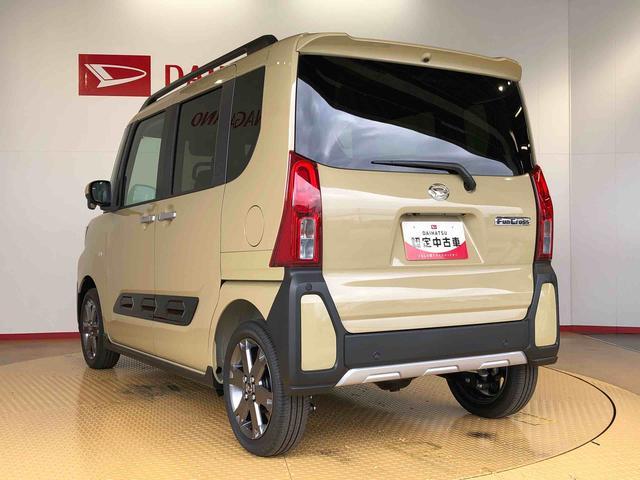 タントファンクロスターボ4WD ターボ シートヒーター 両側電動スライドドア アイドリングストップ プッシュスタート スマートキー 衝突被害軽減システム 横滑り防止機能 オートライト オートエアコン ABS(長野県)の中古車