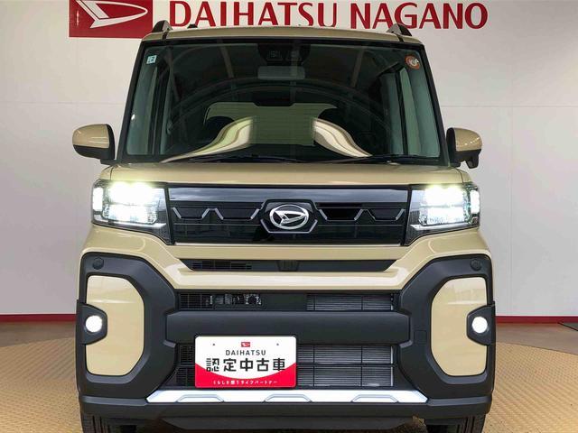タントファンクロスターボ4WD ターボ シートヒーター 両側電動スライドドア アイドリングストップ プッシュスタート スマートキー 衝突被害軽減システム 横滑り防止機能 オートライト オートエアコン ABS(長野県)の中古車
