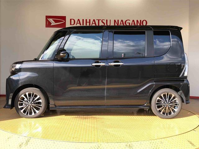 タントカスタムＲＳリミテッド２ＷＤ　ターボ　シートヒーター　両側電動スライドドア　アイドリングストップ　プッシュスタート　スマートキー　衝突被害軽減システム　横滑り防止機能　オートライト　オートエアコン　ＡＢＳ　新品ナビ（長野県）の中古車