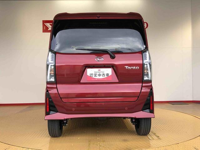 タントカスタムRS4WD ターボ シートヒーター 両側電動スライドドア アイドリングストップ プッシュスタート スマートキー 衝突被害軽減システム 横滑り防止機能 オートライト オートエアコン ABS(長野県)の中古車