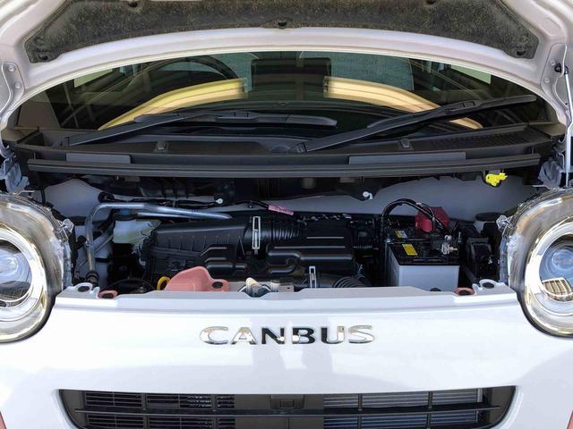 ムーヴキャンバスストライプスＧ２ＷＤ　両側電動スライドドア　オートライト　衝突被害軽減システム　横滑り防止機能　プッシュスタート　スマートキー　オートエアコン　電動格納ドアミラー　アイドリングストップ　ＡＢＳ（長野県）の中古車