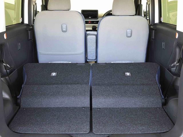 ムーヴキャンバスストライプスＧ２ＷＤ　両側電動スライドドア　オートライト　衝突被害軽減システム　横滑り防止機能　プッシュスタート　スマートキー　オートエアコン　電動格納ドアミラー　アイドリングストップ　ＡＢＳ（長野県）の中古車