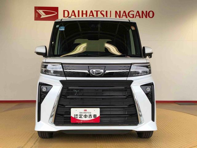 タントカスタムＲＳ４ＷＤ　ターボ　シートヒーター　両側電動スライドドア　アイドリングストップ　プッシュスタート　スマートキー　衝突被害軽減システム　横滑り防止機能　オートライト　オートエアコン　ＡＢＳ（長野県）の中古車