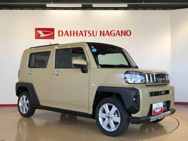 タフトＧターボ　クロムベンチャー４ＷＤ　ターボ　スカイルーフ　　プッシュスタート　スマートキー　オートライト　オートエアコン　電動パーキングブレーキ　衝突被害軽減システム　横滑り防止機能　アイドリングストップ　シートヒーター　ＡＢＳ（長野県）の中古車