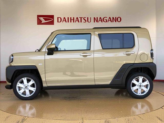 タフトG クロムベンチャー4WD スカイルーフ プッシュスタート スマートキー オートライト オートエアコン 電動パーキングブレーキ 衝突被害軽減システム 横滑り防止機能 アイドリングストップ ABS(長野県)の中古車