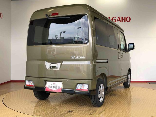 アトレーＲＳ４ＷＤ　ターボ　両側電動スライドドア　アイドリングストップ　プッシュスタート　スマートキー　衝突被害軽減システム　横滑り防止機能　オートエアコン　オートライト　電動格納ドアミラー　ＡＢＳ（長野県）の中古車