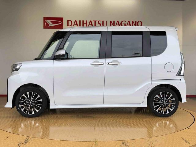 タントカスタムＲＳ２ＷＤ　ターボ　シートヒーター　両側電動スライドドア　アイドリングストップ　プッシュスタート　スマートキー　衝突被害軽減システム　横滑り防止機能　オートライト　オートエアコン　ＡＢＳ（長野県）の中古車