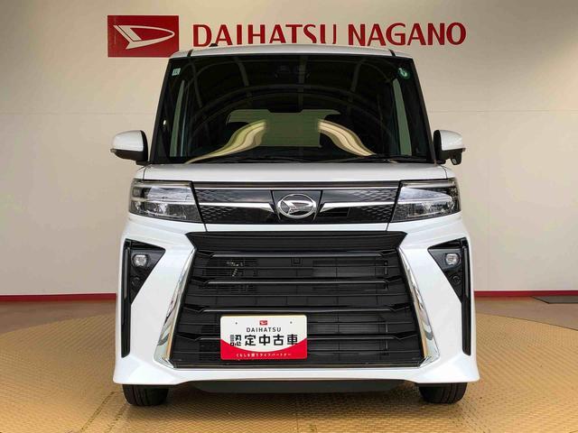 タントカスタムＲＳ４ＷＤ　ターボ　シートヒーター　両側電動スライドドア　アイドリングストップ　プッシュスタート　スマートキー　衝突被害軽減システム　横滑り防止機能　オートライト　オートエアコン　ＡＢＳ（長野県）の中古車