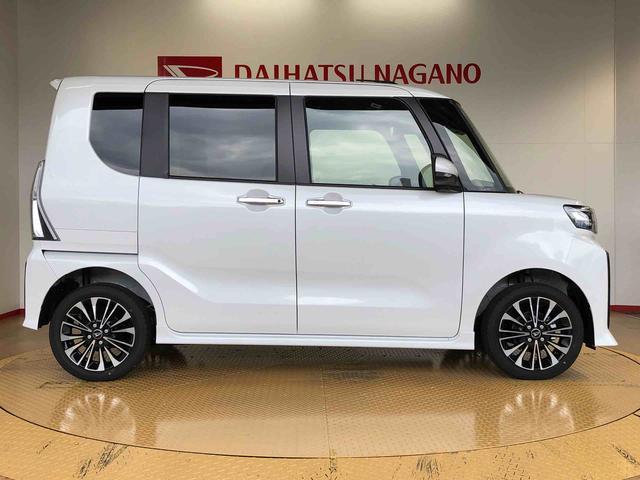 タントカスタムＲＳ４ＷＤ　ターボ　シートヒーター　両側電動スライドドア　アイドリングストップ　プッシュスタート　スマートキー　衝突被害軽減システム　横滑り防止機能　オートライト　オートエアコン　ＡＢＳ（長野県）の中古車