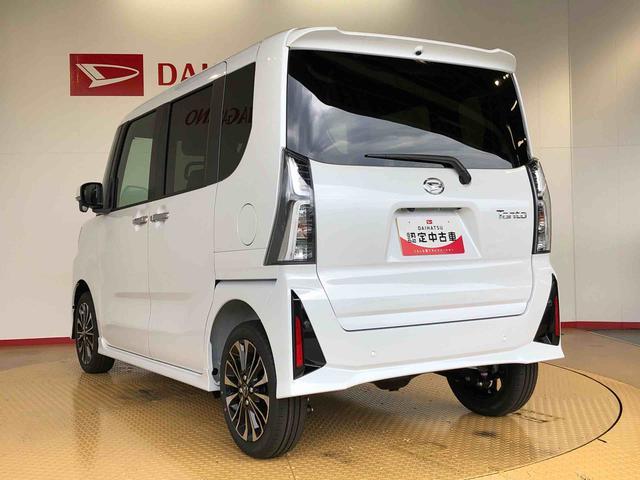 タントカスタムＲＳ４ＷＤ　ターボ　シートヒーター　両側電動スライドドア　アイドリングストップ　プッシュスタート　スマートキー　衝突被害軽減システム　横滑り防止機能　オートライト　オートエアコン　ＡＢＳ（長野県）の中古車