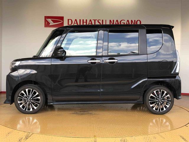 タントカスタムRS4WD ターボ シートヒーター 両側電動スライドドア アイドリングストップ プッシュスタート スマートキー 衝突被害軽減システム 横滑り防止機能 オートライト オートエアコン ABS(長野県)の中古車