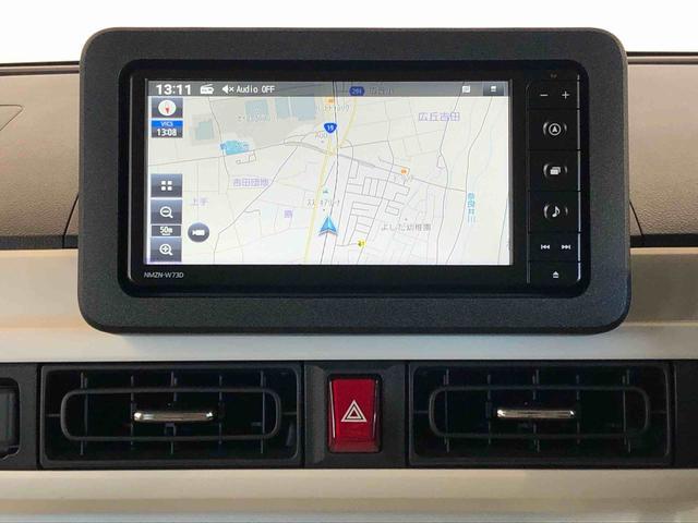 ムーヴキャンバスストライプスＧ４ＷＤ　両側電動スライドドア　オートライト　衝突被害軽減システム　横滑り防止機能　プッシュスタート　スマートキー　オートエアコン　パワーウインドウ　電動格納ドアミラー　アイドリングストップ　　新品ナビ（長野県）の中古車