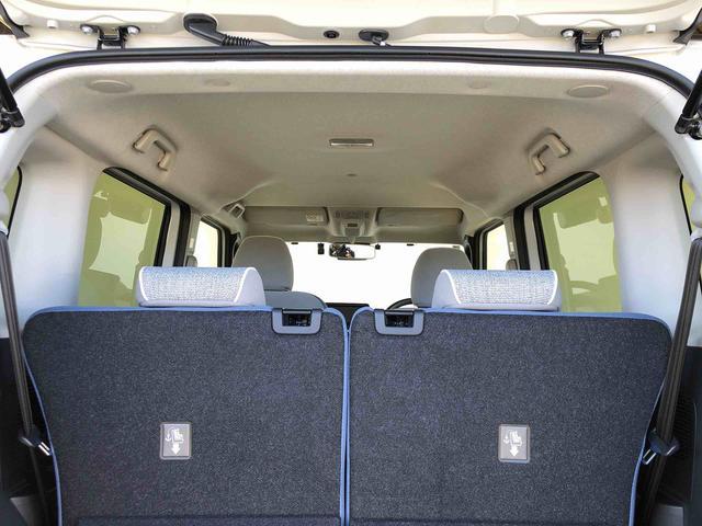 ムーヴキャンバスストライプスＧ４ＷＤ　両側電動スライドドア　オートライト　衝突被害軽減システム　横滑り防止機能　プッシュスタート　スマートキー　オートエアコン　パワーウインドウ　電動格納ドアミラー　アイドリングストップ　　新品ナビ（長野県）の中古車