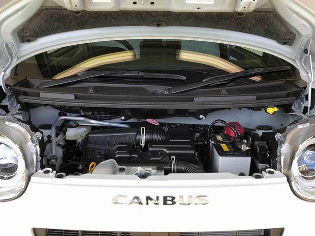 ムーヴキャンバスストライプスＧ４ＷＤ　両側電動スライドドア　オートライト　衝突被害軽減システム　横滑り防止機能　プッシュスタート　スマートキー　オートエアコン　パワーウインドウ　電動格納ドアミラー　アイドリングストップ　　新品ナビ（長野県）の中古車