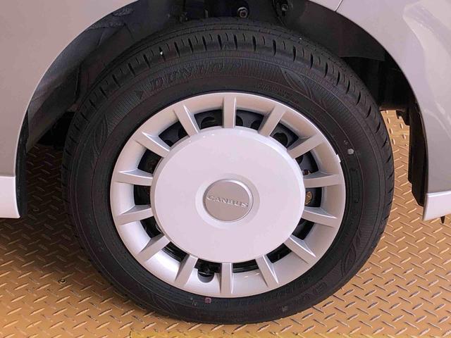 ムーヴキャンバスストライプスＧ４ＷＤ　両側電動スライドドア　オートライト　衝突被害軽減システム　横滑り防止機能　プッシュスタート　スマートキー　オートエアコン　パワーウインドウ　電動格納ドアミラー　アイドリングストップ　　新品ナビ（長野県）の中古車