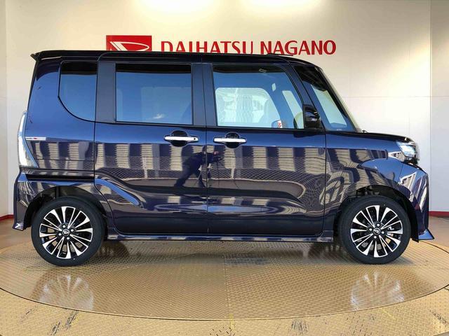 タントカスタムＲＳ４ＷＤ　ターボ　シートヒーター　両側電動スライドドア　アイドリングストップ　プッシュスタート　スマートキー　衝突被害軽減システム　横滑り防止機能　オートライト　オートエアコン　ＡＢＳ（長野県）の中古車