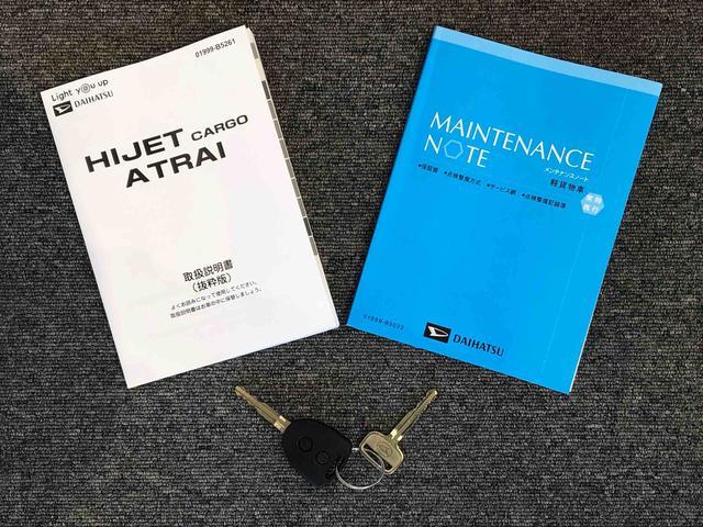 ハイゼットカーゴＤＸ４ＷＤ　ＡＭ／ＦＭラジオ　　マニュアルエアコン　パワーステアリング　パワードアロック　キーレスエントリー　衝突被害軽減システム　横滑り防止機能　アイドリングストップ　オートライト　ＡＢＳ（長野県）の中古車