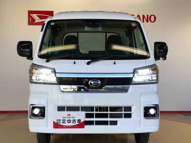 ハイゼットトラックジャンボエクストラ４ＷＤ　プッシュスタートエンジン　キーフリーシステム　電動格納ドアミラー　エアコン　パワステ　ＬＥＤヘッドランプ　衝突被害軽減システム　横滑り防止機能　アイドリングストップ　ＡＢＳ（長野県）の中古車