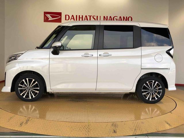 トールカスタムＧ　ターボ２ＷＤ　ターボ　両側電動スライドドア　衝突被害軽減システム　横滑り防止機能　オートライト　オートエアコン　プッシュスタート　スマートキー　アイドリングストップ　電動格納ドアミラー　ＡＢＳ（長野県）の中古車