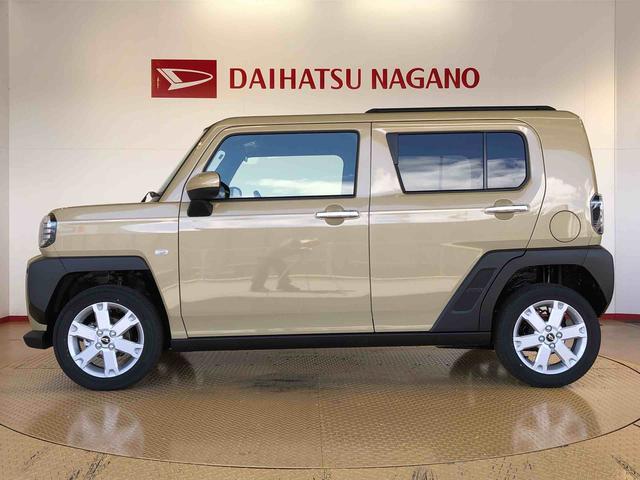 タフトG クロムベンチャー4WD スカイルーフ プッシュスタート スマートキー オートライト オートエアコン 電動パーキングブレーキ 衝突被害軽減システム 横滑り防止機能 アイドリングストップ ABS(長野県)の中古車