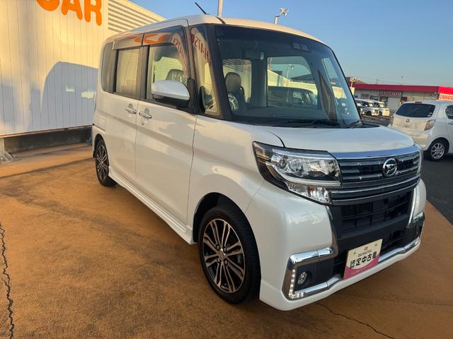タントカスタムRS トップエディションSAIIIナビ地デジTV バックカメラ Bluetooth スマートキー ETC 両側電動スライドドア LEDヘッドライト 衝突軽減ブレーキ 横滑り防止装置 アイドリングストップ 純正アルミホイール(福岡県)の中古車