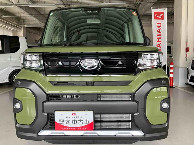 タントファンクロスターボ保証１年間距離無制限付き　電動パーキングブレーキ　ＬＥＤヘッドランプ　ＬＥＤフォグランプ　前席シートヒーター　ＵＳＢ電源ソケット　オートライト　両側電動スライドドア　１５インチアルミホイール（東京都）の中古車