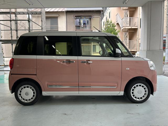 ムーヴキャンバスストライプスＧ保証　新車保証・まごころ保証　１年間・走行距離無制限付き・ＬＥＤヘッドライト装備・ＬＥＤフォグ装備・スマートアシスト装備（東京都）の中古車